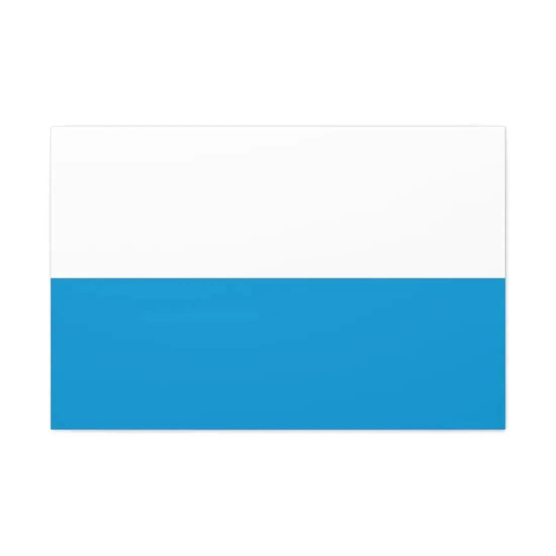 Flag of Bavaria bicolour variant Germany - Canvas Wall Art - The Sticker Space