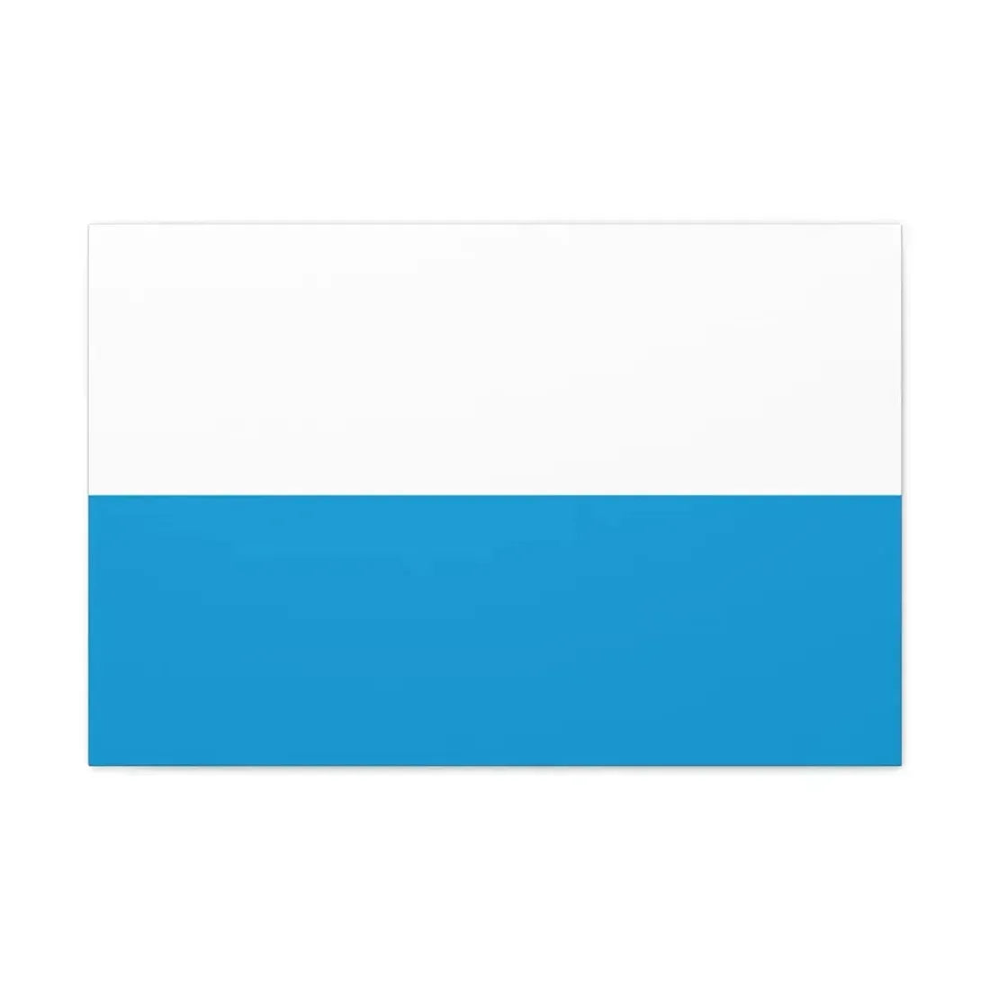 Flag of Bavaria bicolour variant Germany - Canvas Wall Art - The Sticker Space