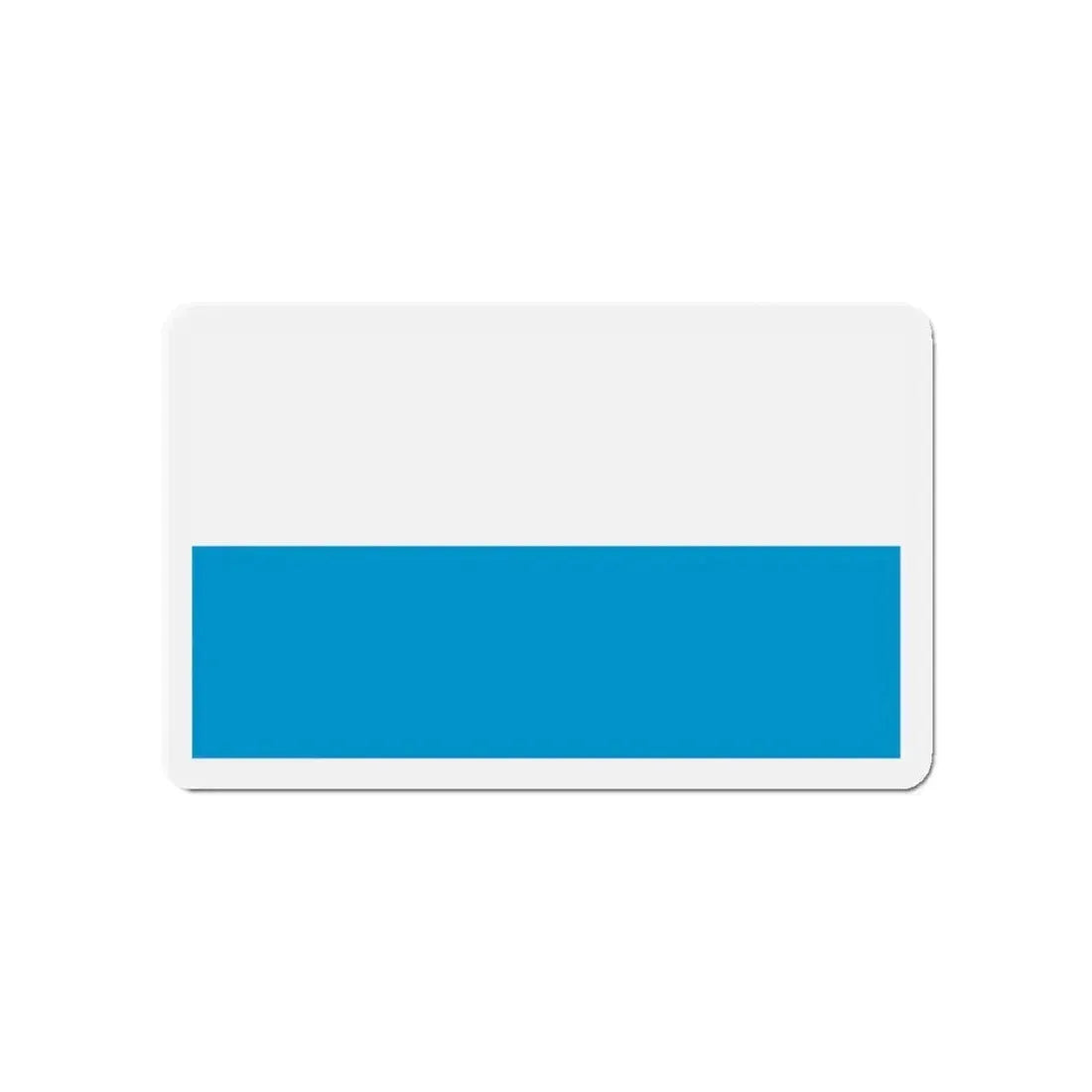 Flag of Bavaria bicolour variant Germany - Refrigerator Magnet 4 Inch - The Sticker Space