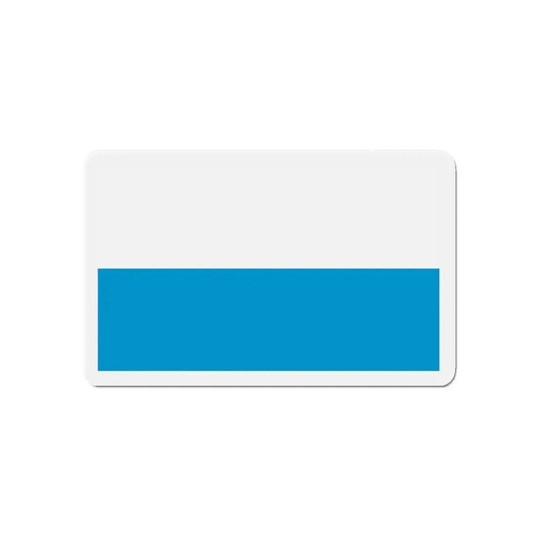 Flag of Bavaria bicolour variant Germany - Refrigerator Magnet 5 Inch - The Sticker Space