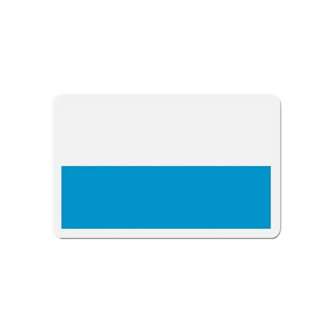 Flag of Bavaria bicolour variant Germany - Refrigerator Magnet 6 Inch - The Sticker Space