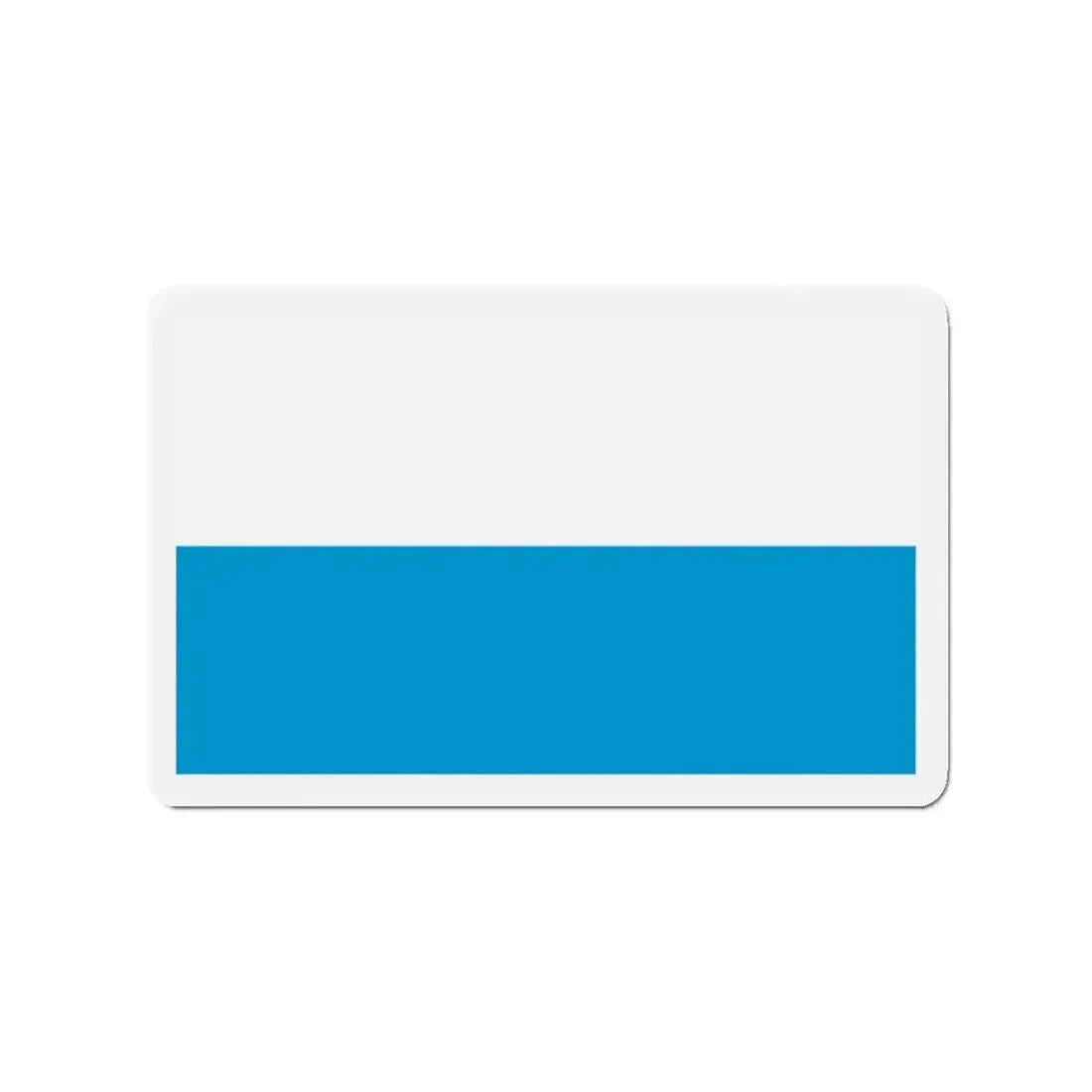 Flag of Bavaria bicolour variant Germany - Refrigerator Magnet - The Sticker Space