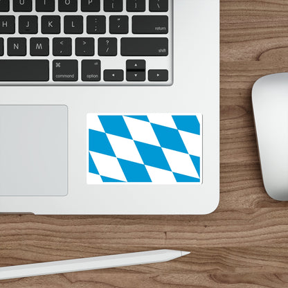 Flag of Bavaria lozengy variant Germany STICKER Vinyl Die-Cut Decal-The Sticker Space