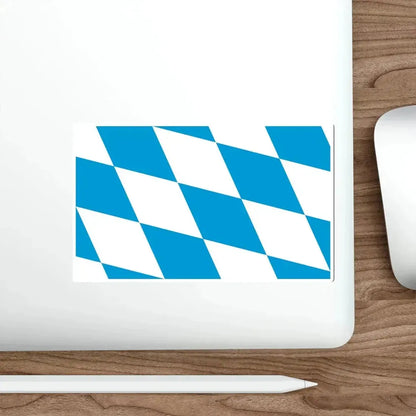 Flag of Bavaria lozengy variant Germany STICKER Vinyl Die-Cut Decal - The Sticker Space