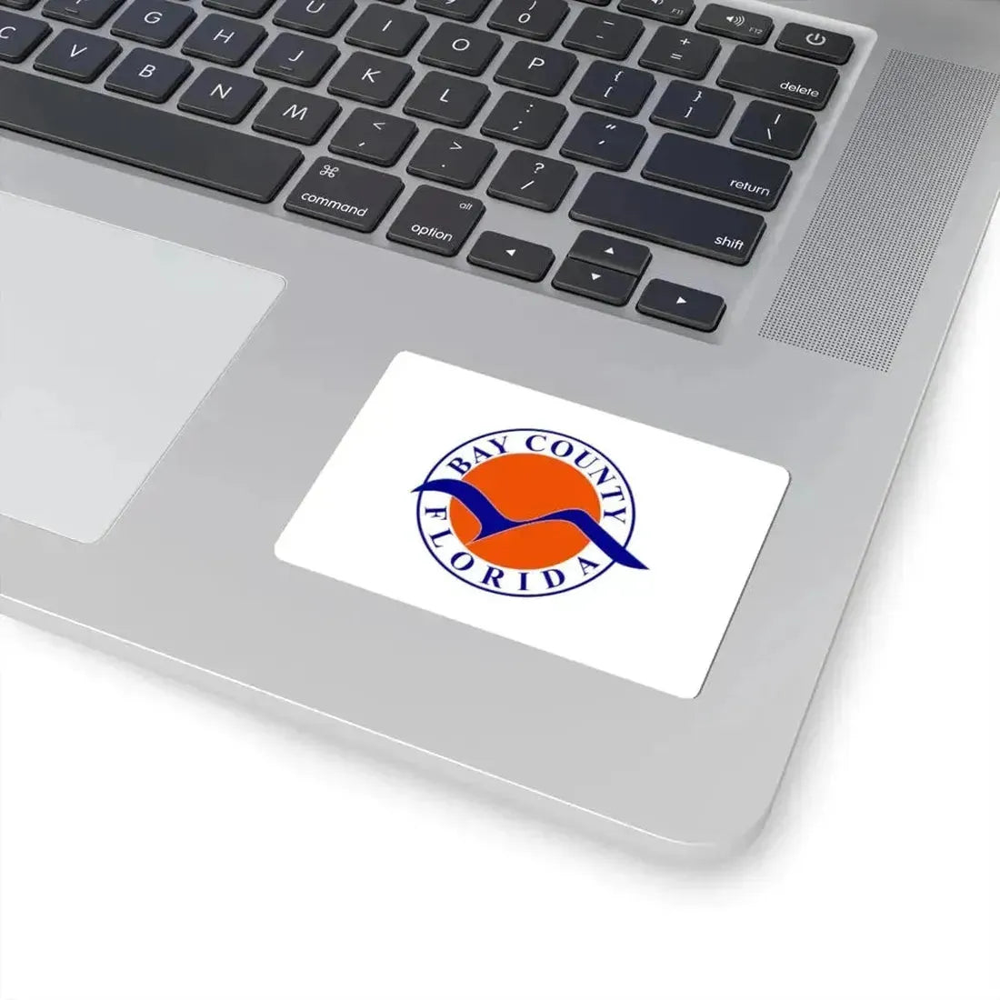 Flag of Bay County Florida (United States) STICKER Vinyl Kiss-Cut Decal - The Sticker Space