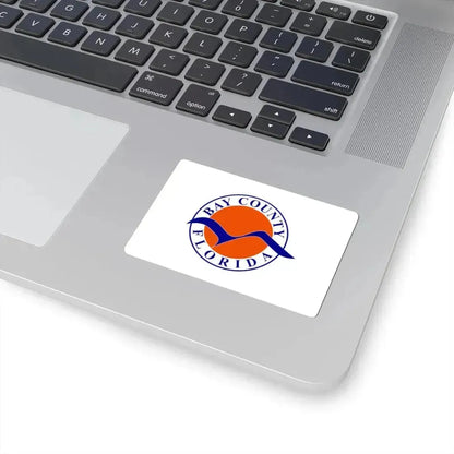 Flag of Bay County Florida (United States) STICKER Vinyl Kiss-Cut Decal - The Sticker Space