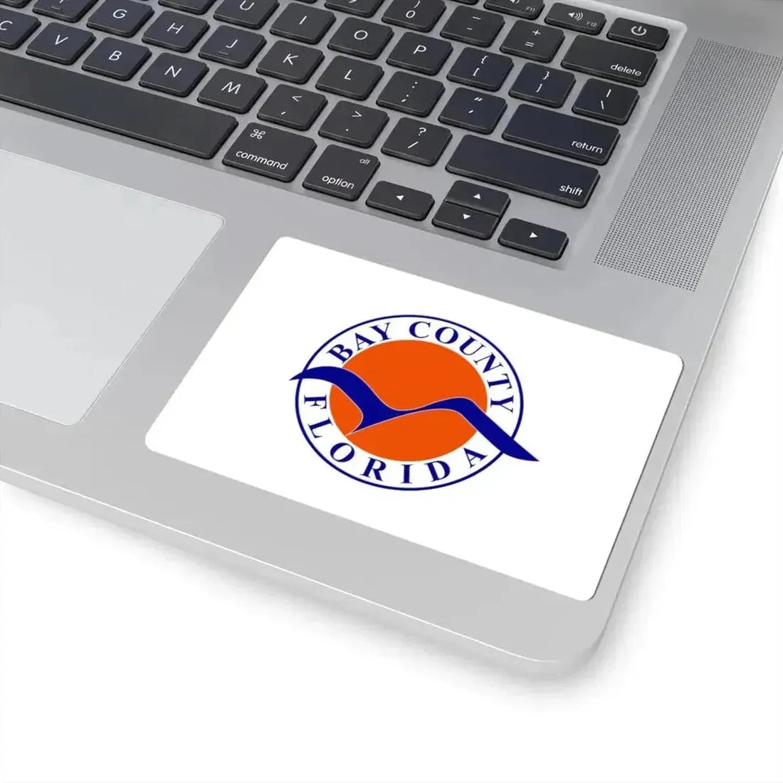 Flag of Bay County Florida (United States) STICKER Vinyl Kiss-Cut Decal - The Sticker Space