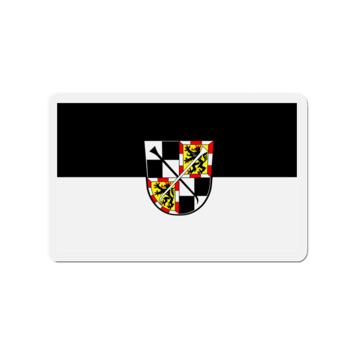 Flag of Bayreuth 2 Germany - Die-Cut Magnet-2" x 2"-The Sticker Space