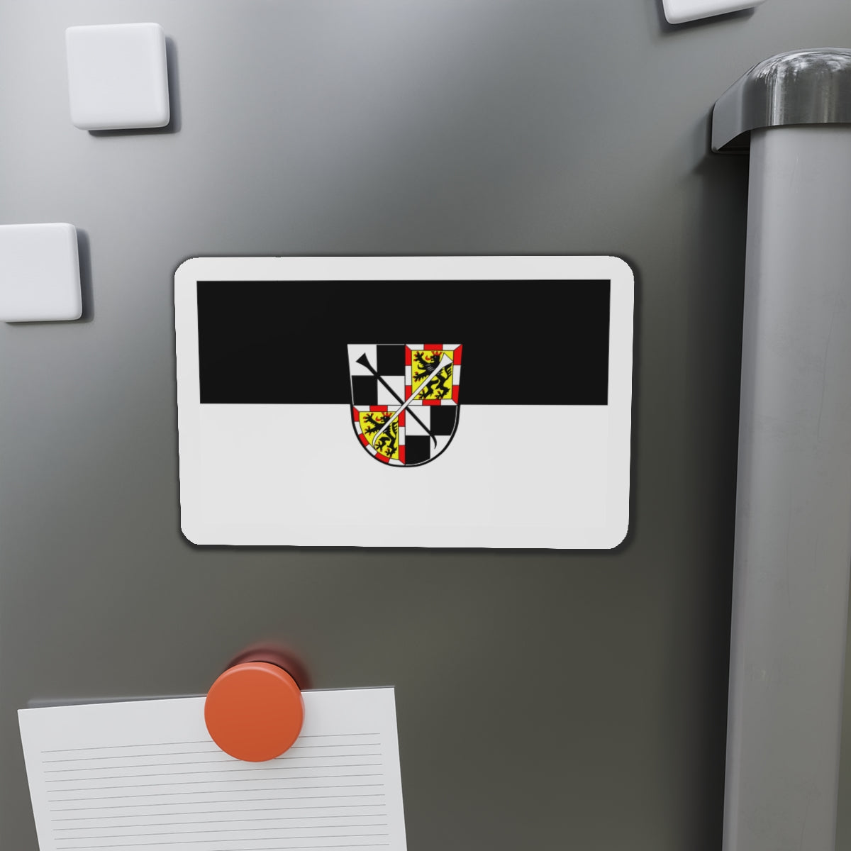 Flag of Bayreuth 2 Germany - Die-Cut Magnet-The Sticker Space