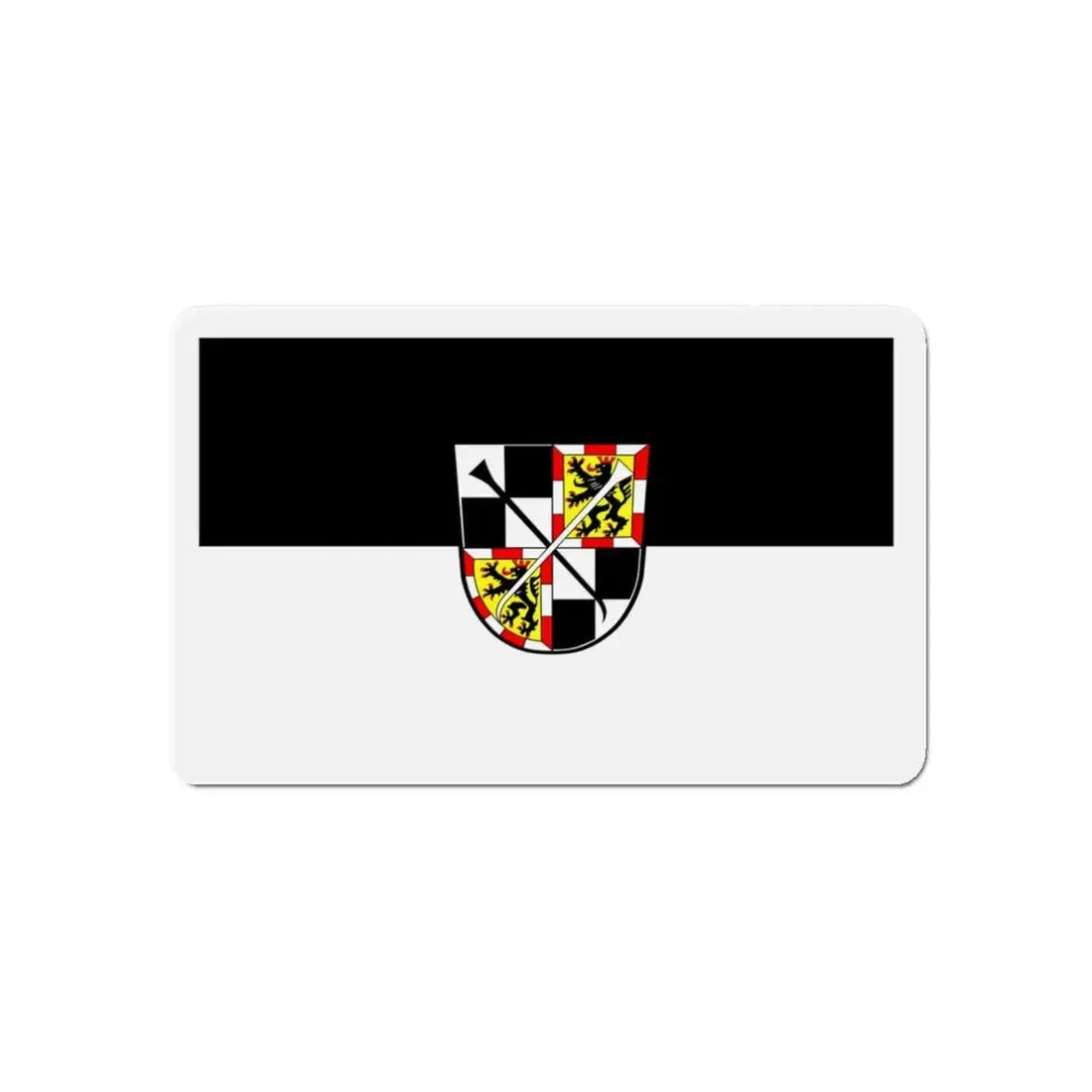 Flag of Bayreuth 2 Germany - Refrigerator Magnet 5 Inch - The Sticker Space