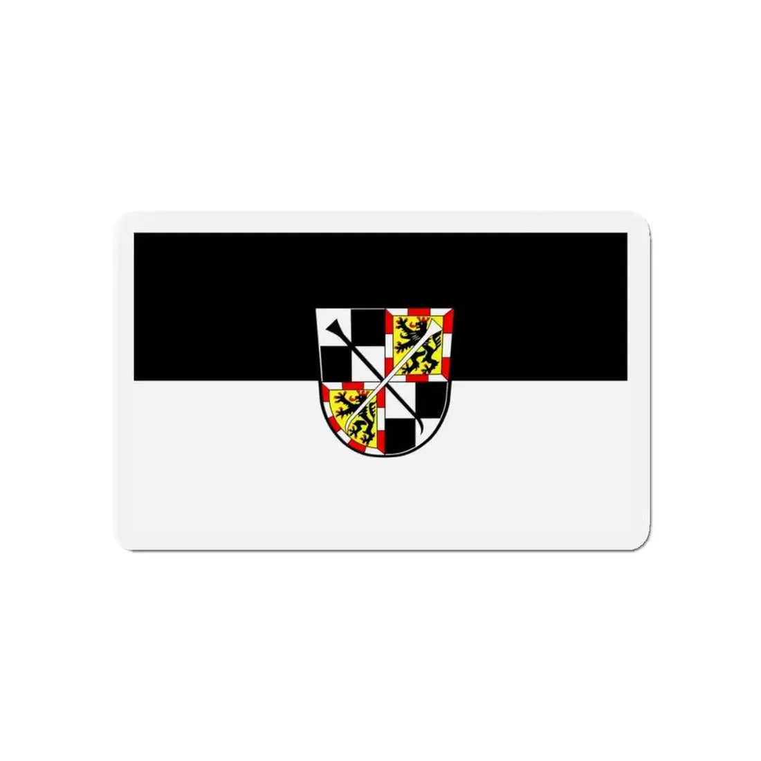 Flag of Bayreuth 2 Germany - Refrigerator Magnet - The Sticker Space