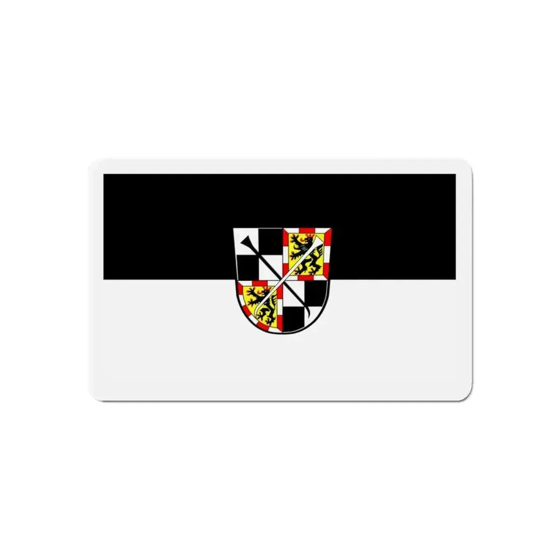 Flag of Bayreuth 2 Germany - Refrigerator Magnet - The Sticker Space