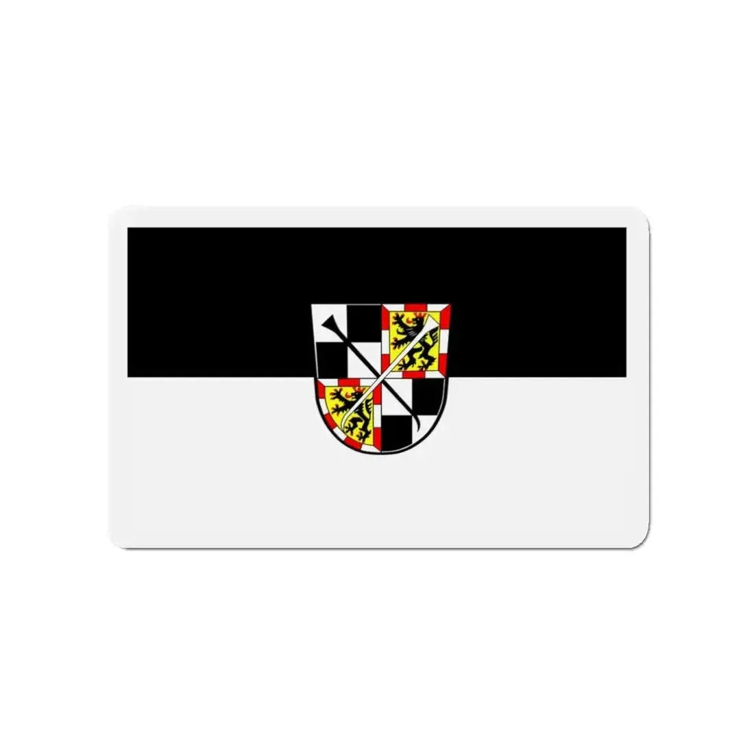 Flag of Bayreuth 2 Germany - Refrigerator Magnet - The Sticker Space
