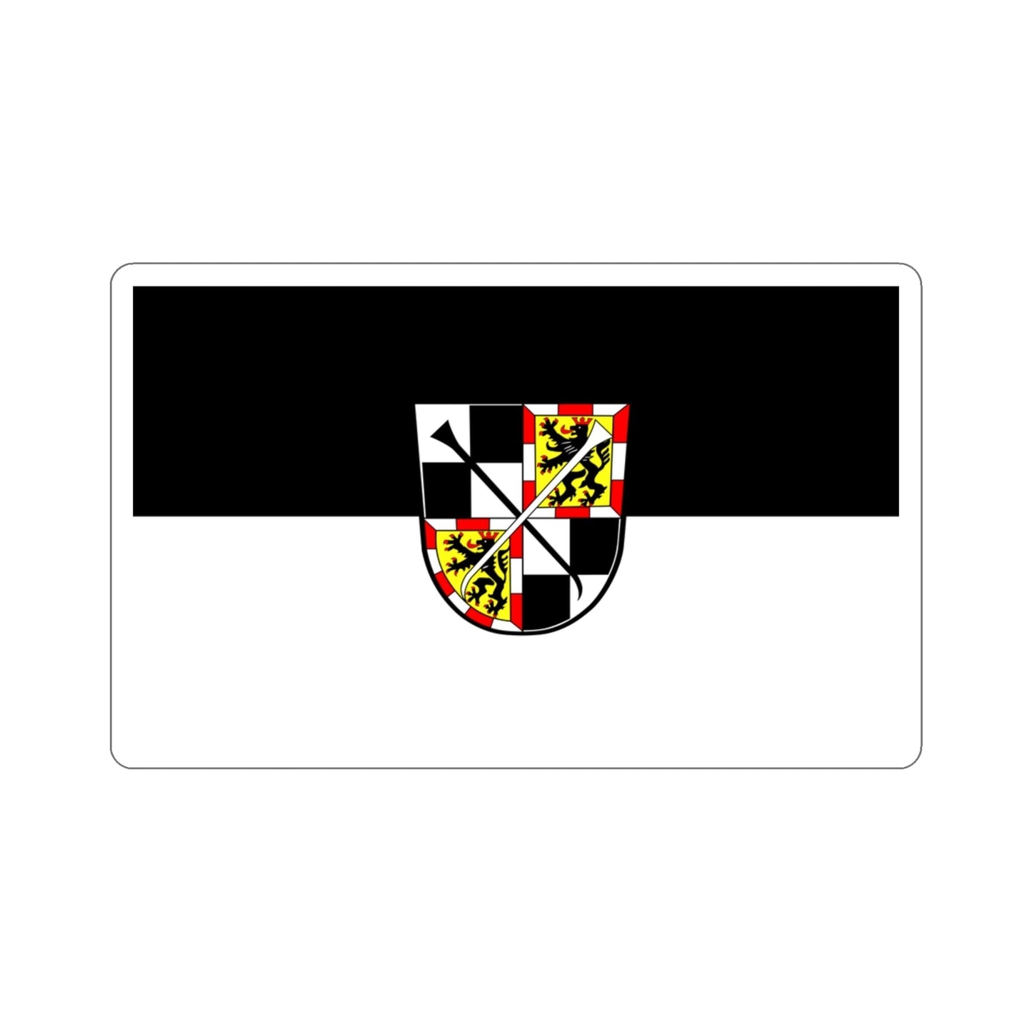 Flag of Bayreuth 2 Germany STICKER Vinyl Die-Cut Decal-3 Inch-The Sticker Space