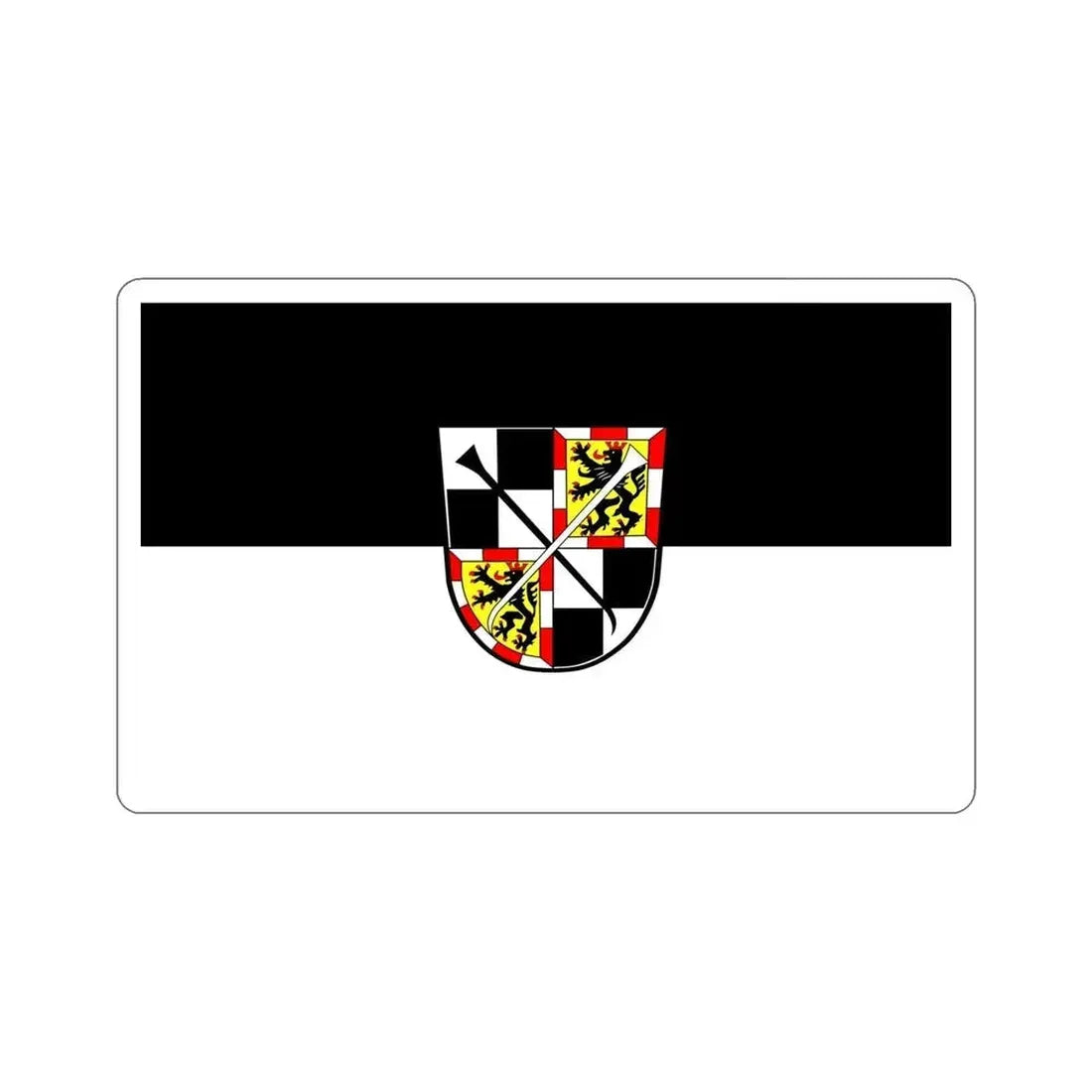 Flag of Bayreuth 2 Germany STICKER Vinyl Die-Cut Decal 6 Inch - The Sticker Space