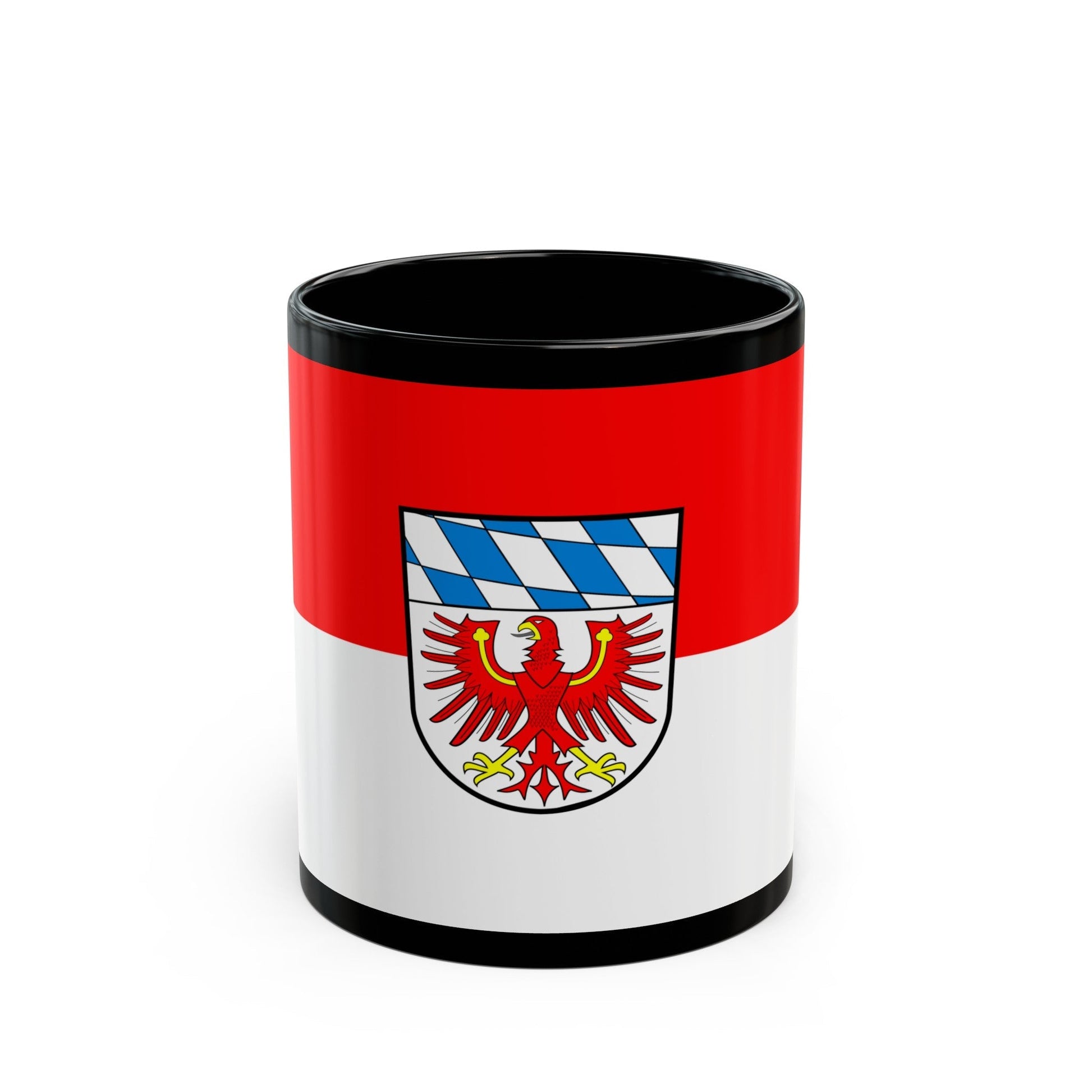 Flag of Bayreuth Germany - Black Coffee Mug-11oz-The Sticker Space