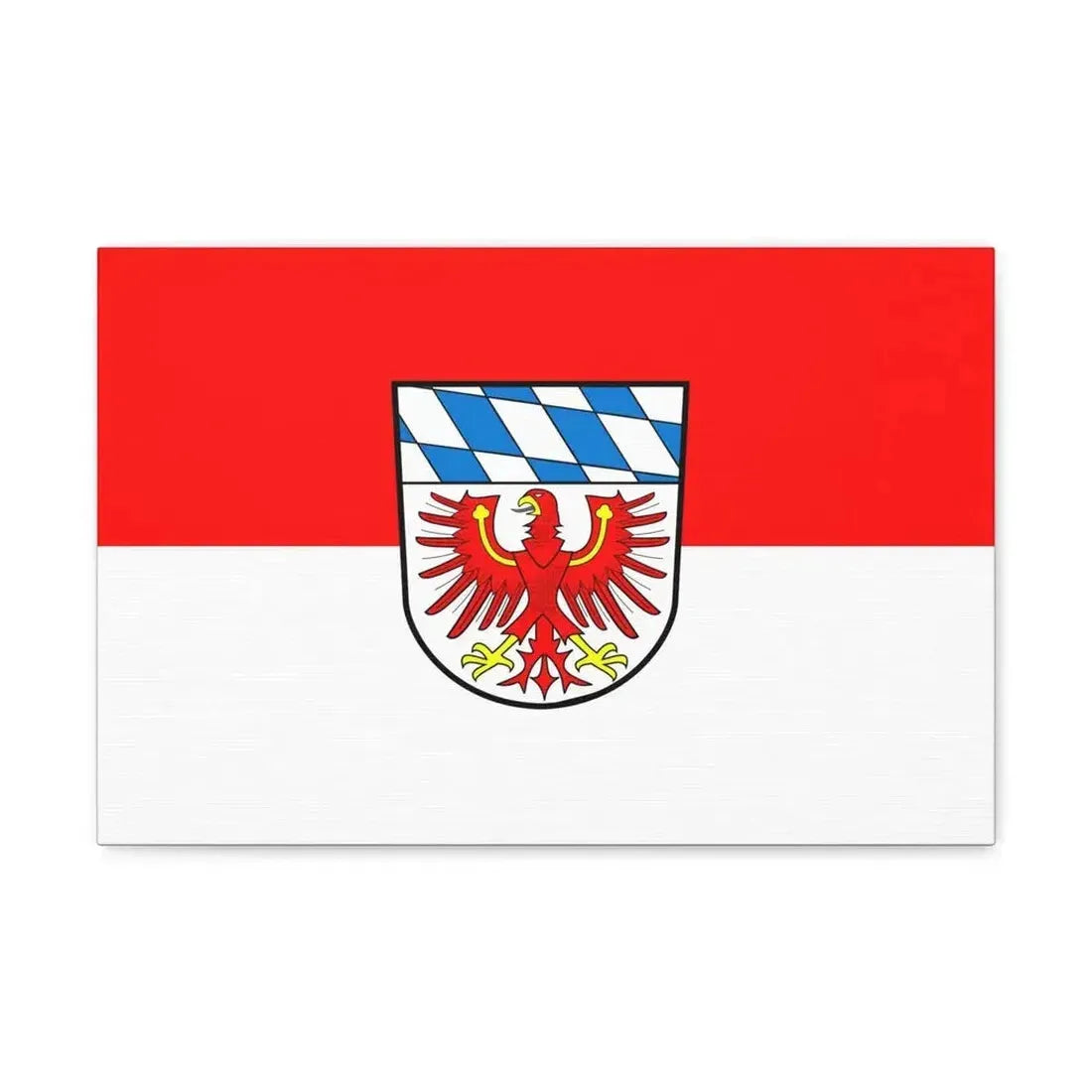 Flag of Bayreuth Germany - Canvas Wall Art - The Sticker Space