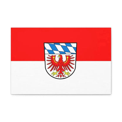 Flag of Bayreuth Germany - Canvas Wall Art - The Sticker Space