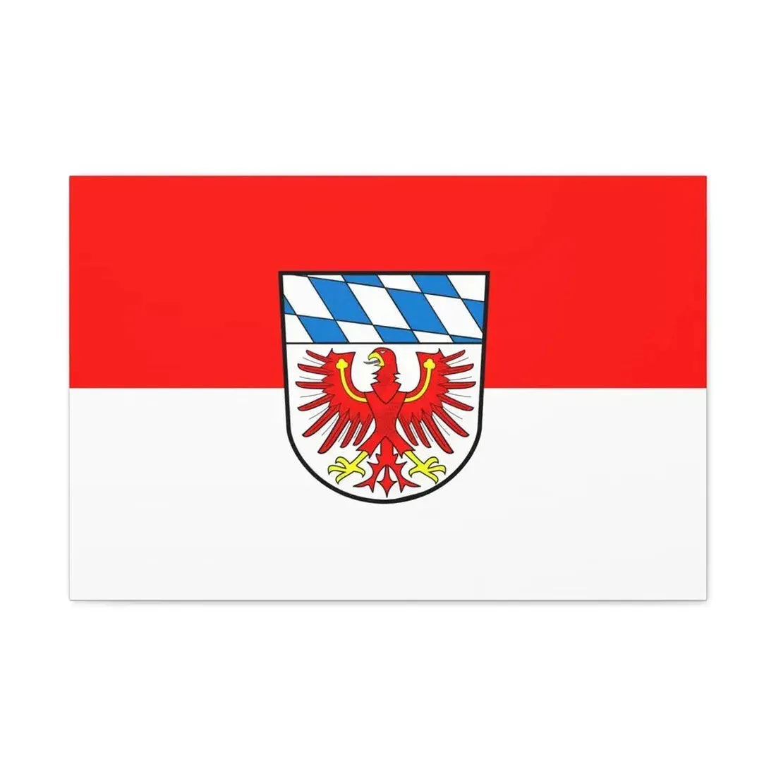 Flag of Bayreuth Germany - Canvas Wall Art - The Sticker Space