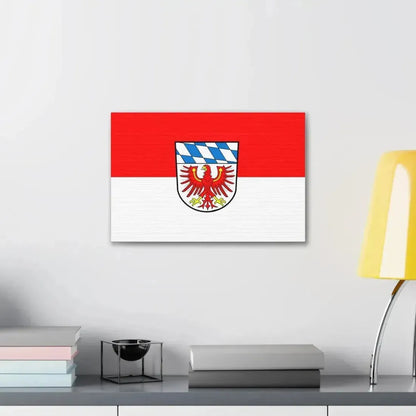 Flag of Bayreuth Germany - Canvas Wall Art - The Sticker Space