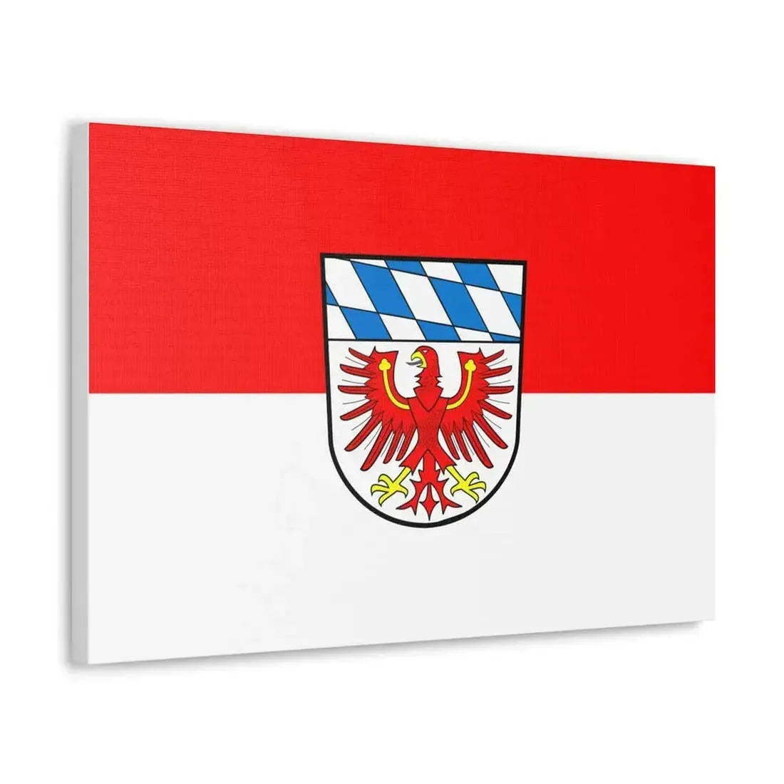 Flag of Bayreuth Germany - Canvas Wall Art - The Sticker Space