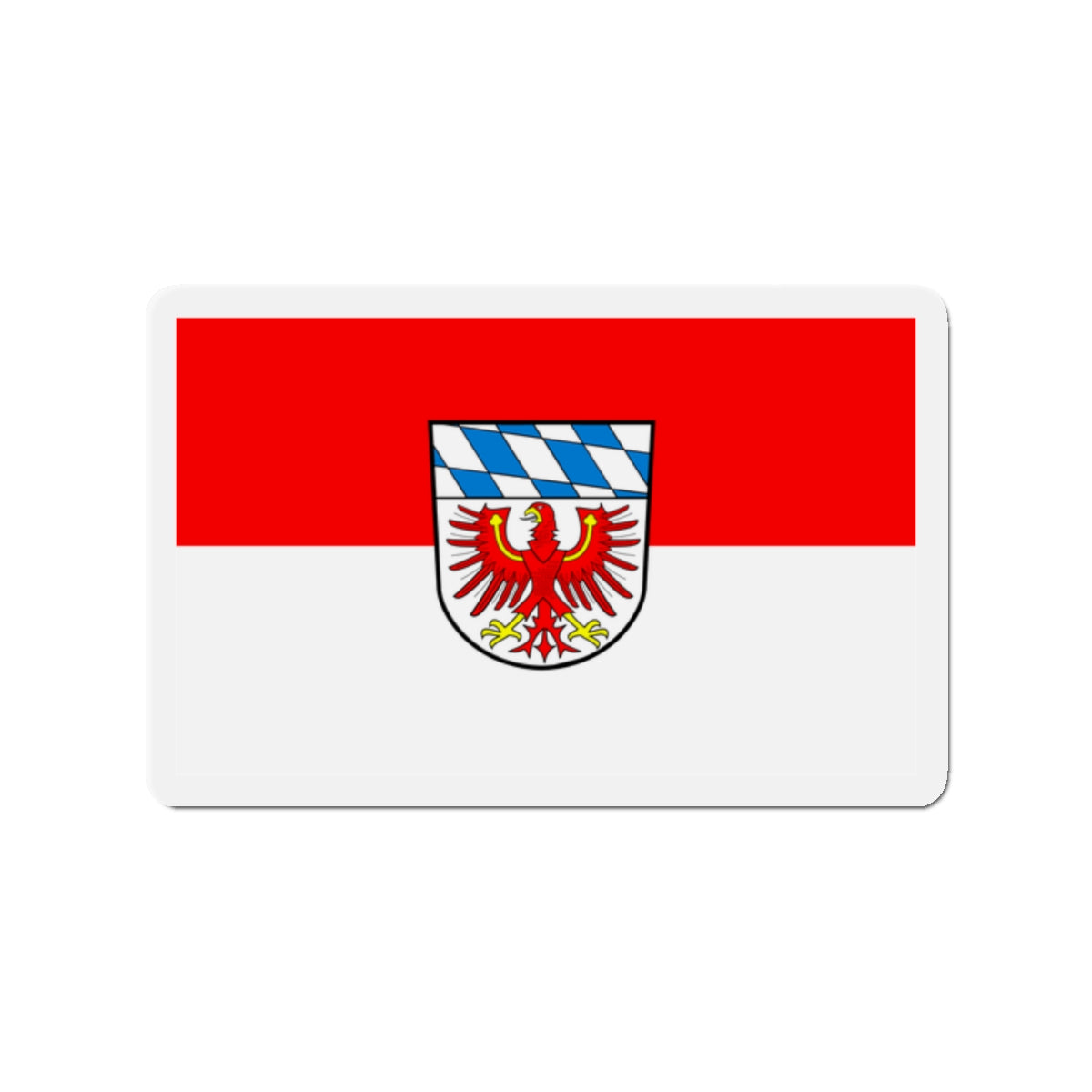 Flag of Bayreuth Germany - Die-Cut Magnet-2" x 2"-The Sticker Space