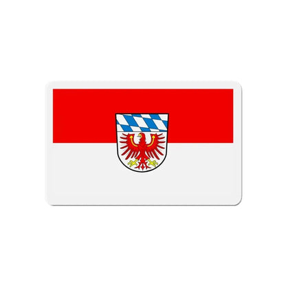 Flag of Bayreuth Germany - Refrigerator Magnet 6 Inch - The Sticker Space