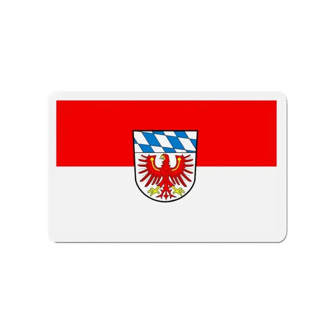 Flag of Bayreuth Germany - Refrigerator Magnet - The Sticker Space