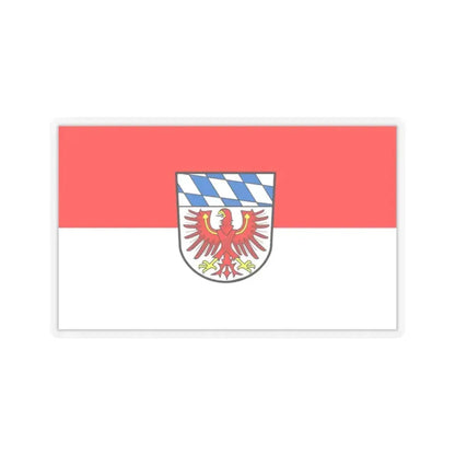 Flag of Bayreuth Germany - STICKER Vinyl Kiss-Cut Decal 2 Inch Transparent - The Sticker Space