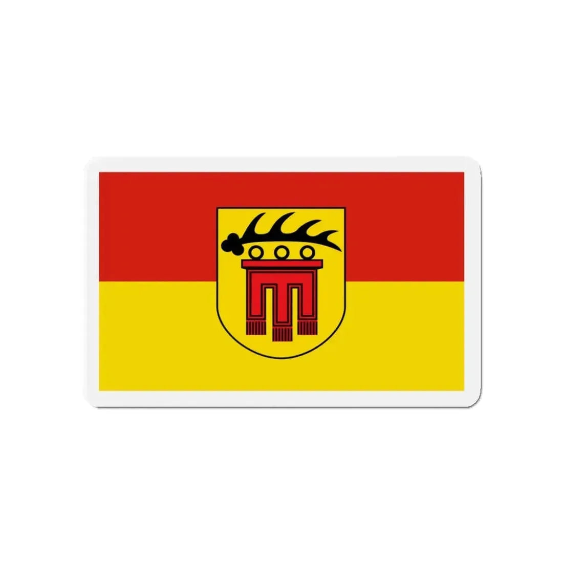 Flag of Böblingen Germany - Refrigerator Magnet 4 Inch - The Sticker Space