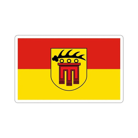 Flag of Böblingen Germany STICKER Vinyl Die-Cut Decal 6 Inch - The Sticker Space