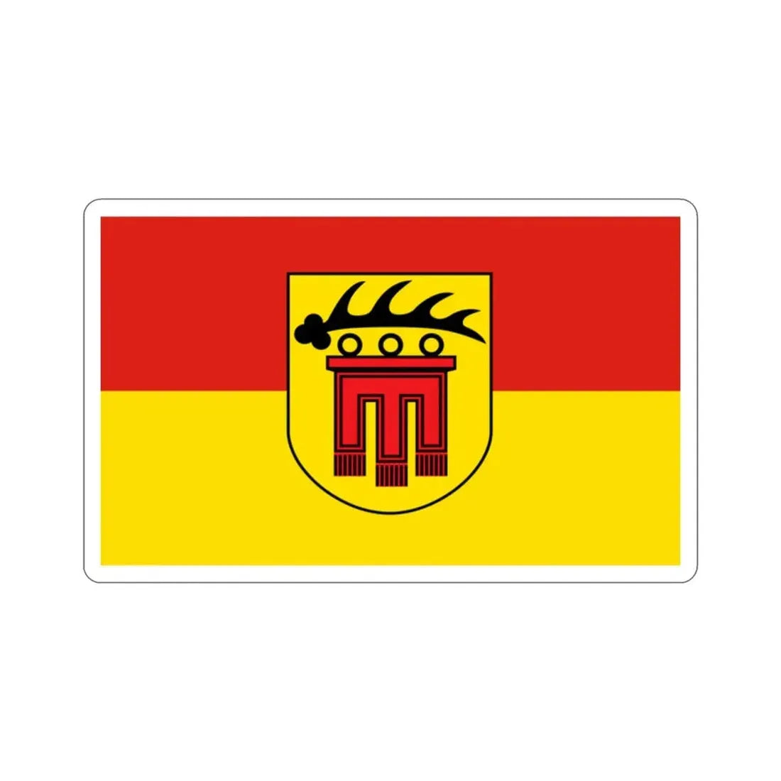 Flag of Böblingen Germany STICKER Vinyl Die-Cut Decal - The Sticker Space