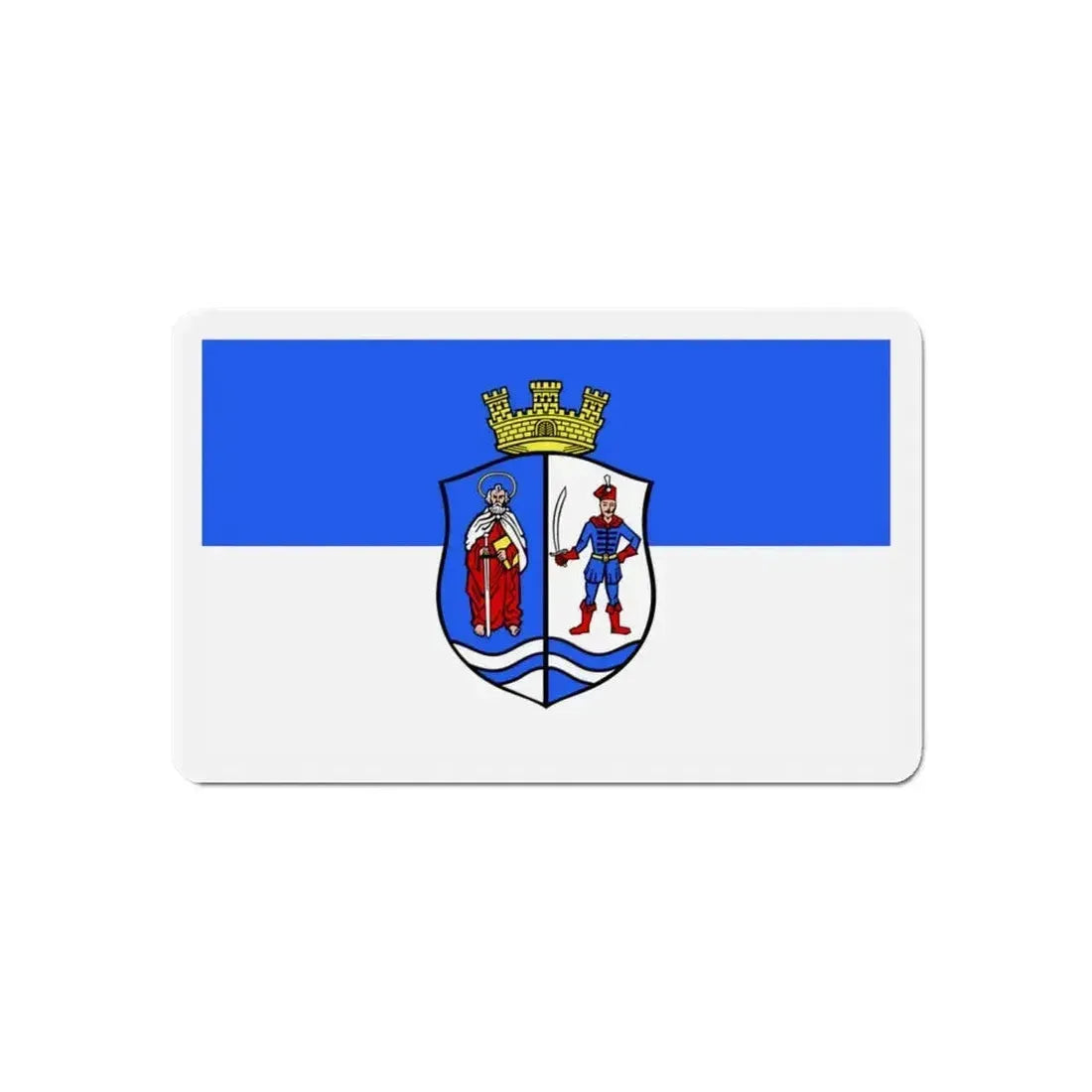 Flag of Bács Kiskun County Hungary - Refrigerator Magnet - The Sticker Space