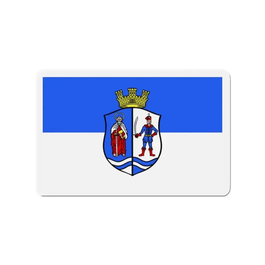 Flag of Bács Kiskun County Hungary - Refrigerator Magnet - The Sticker Space