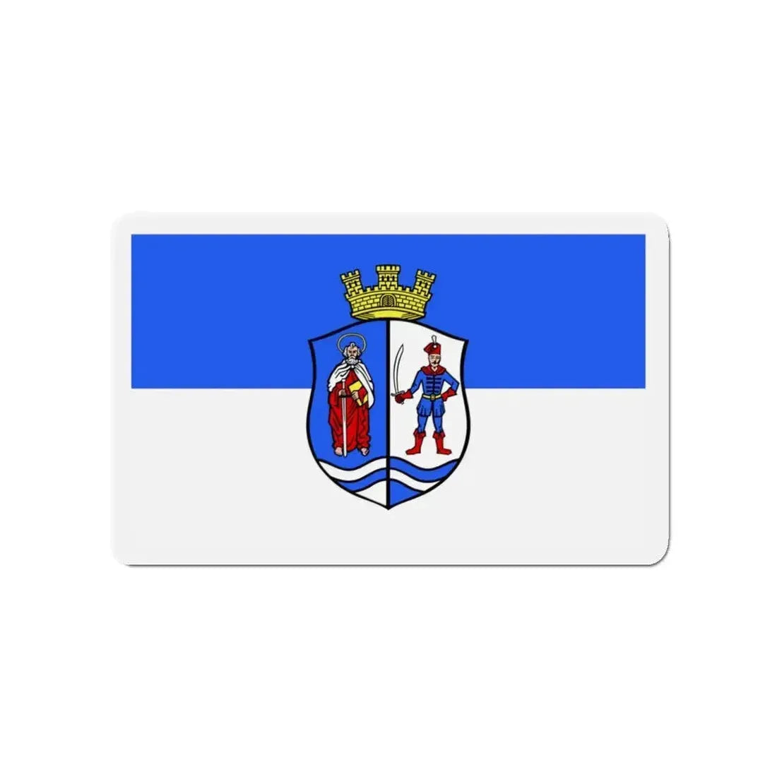 Flag of Bács Kiskun County Hungary - Refrigerator Magnet - The Sticker Space