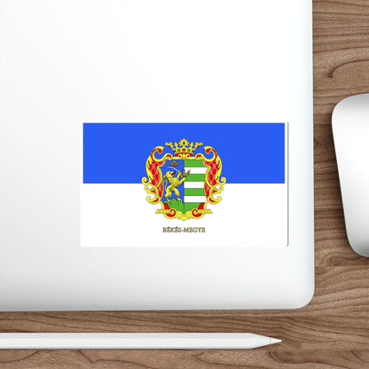 Flag of Békés County Hungary STICKER Vinyl Die-Cut Decal-The Sticker Space