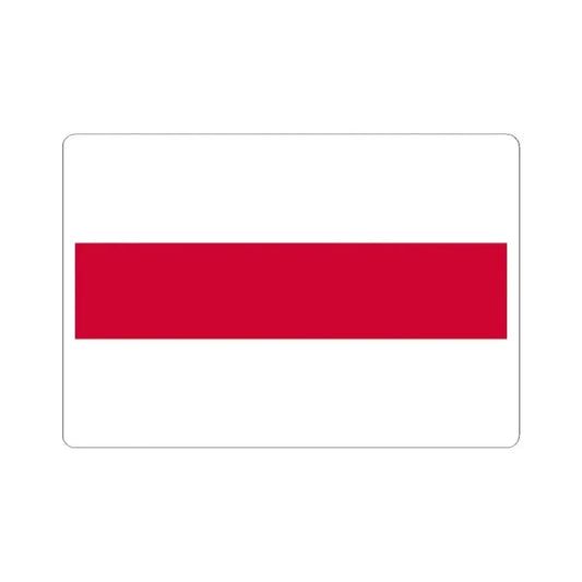 Flag of Belarus 1918-1919 (Belarus) STICKER Vinyl Kiss-Cut Decal 2 Inch White - The Sticker Space