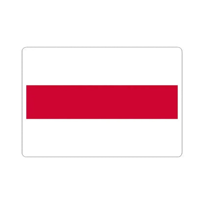 Flag of Belarus 1918-1919 (Belarus) STICKER Vinyl Kiss-Cut Decal 3 Inch White - The Sticker Space