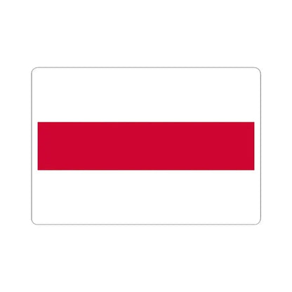 Flag of Belarus 1918-1919 (Belarus) STICKER Vinyl Kiss-Cut Decal 4 Inch White - The Sticker Space
