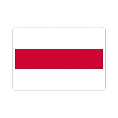 Flag of Belarus 1918-1919 (Belarus) STICKER Vinyl Kiss-Cut Decal 6 Inch White - The Sticker Space