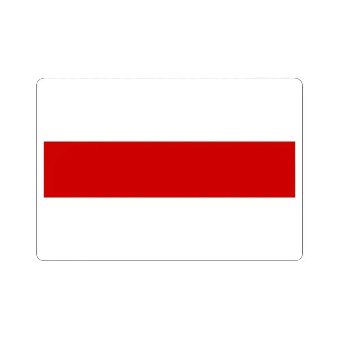 Flag of Belarus 1918 1991-1995 3-2 (Belarus) STICKER Vinyl Kiss-Cut Decal 2 Inch White - The Sticker Space