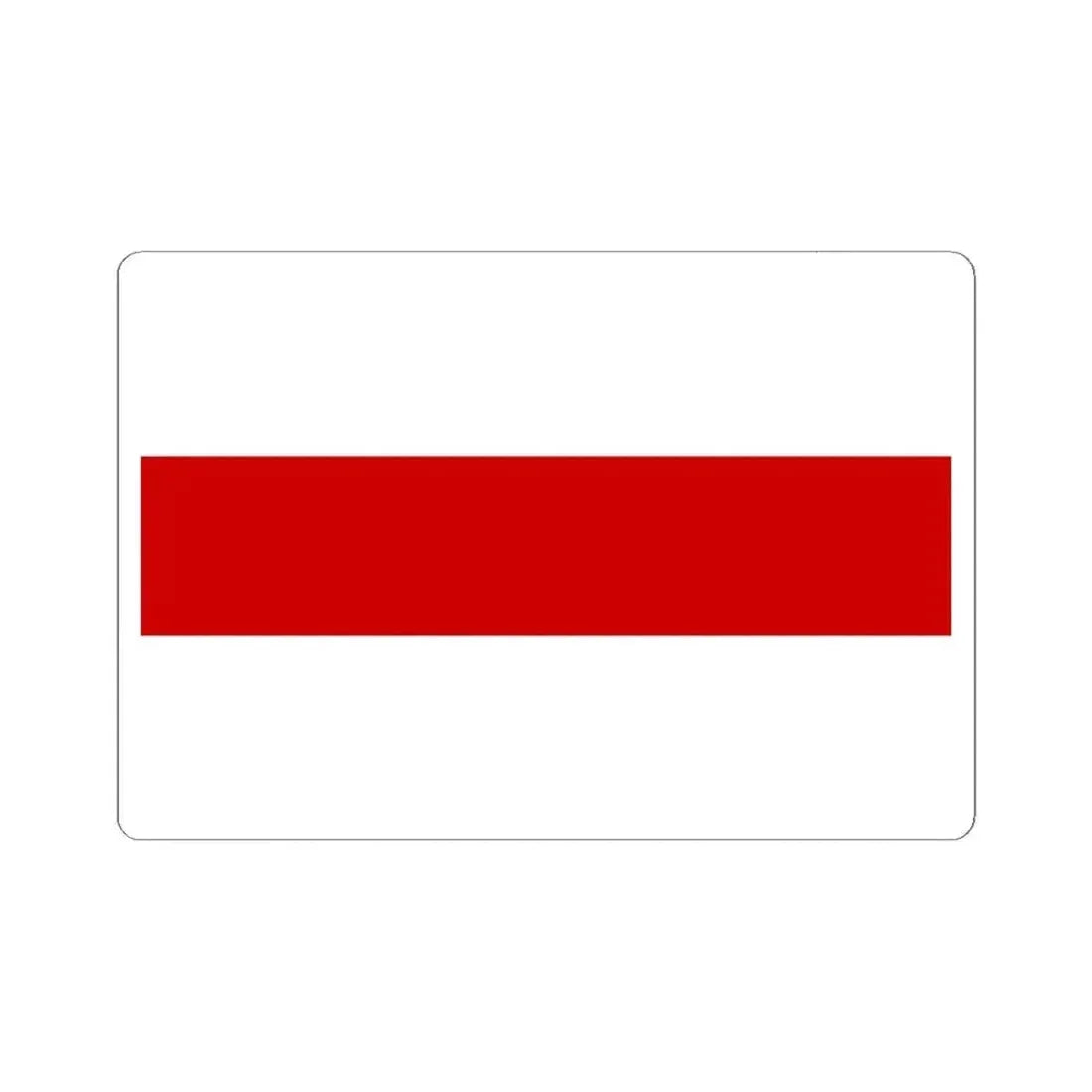 Flag of Belarus 1918 1991-1995 3-2 (Belarus) STICKER Vinyl Kiss-Cut Decal 6 Inch White - The Sticker Space