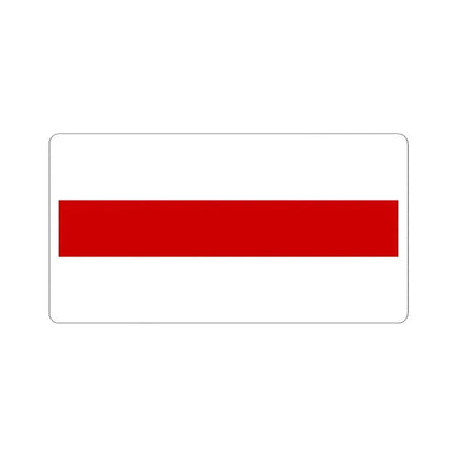 Flag of Belarus 1918 1991-1995 (Belarus) STICKER Vinyl Kiss-Cut Decal 3 Inch White - The Sticker Space