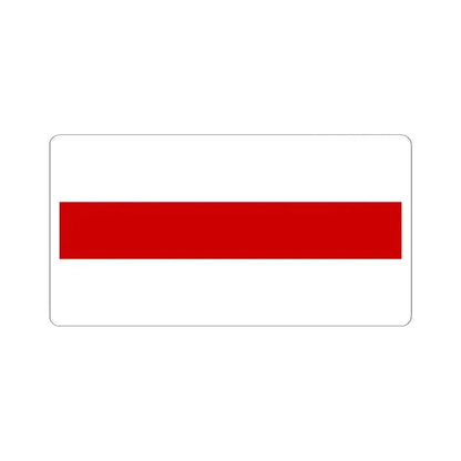 Flag of Belarus 1918 1991-1995 (Belarus) STICKER Vinyl Kiss-Cut Decal 4 Inch White - The Sticker Space