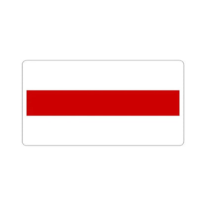 Flag of Belarus 1918 1991-1995 (Belarus) STICKER Vinyl Kiss-Cut Decal 6 Inch White - The Sticker Space