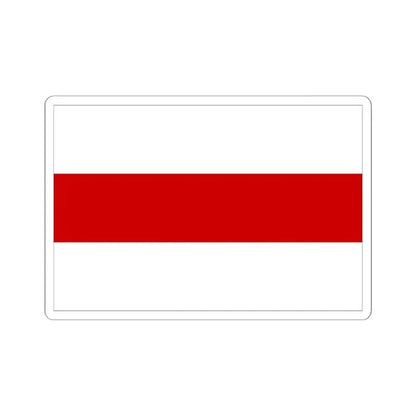 Flag of Belarus 1918 1991-1995 with border (Belarus) STICKER Vinyl Kiss-Cut Decal 6 Inch White - The Sticker Space