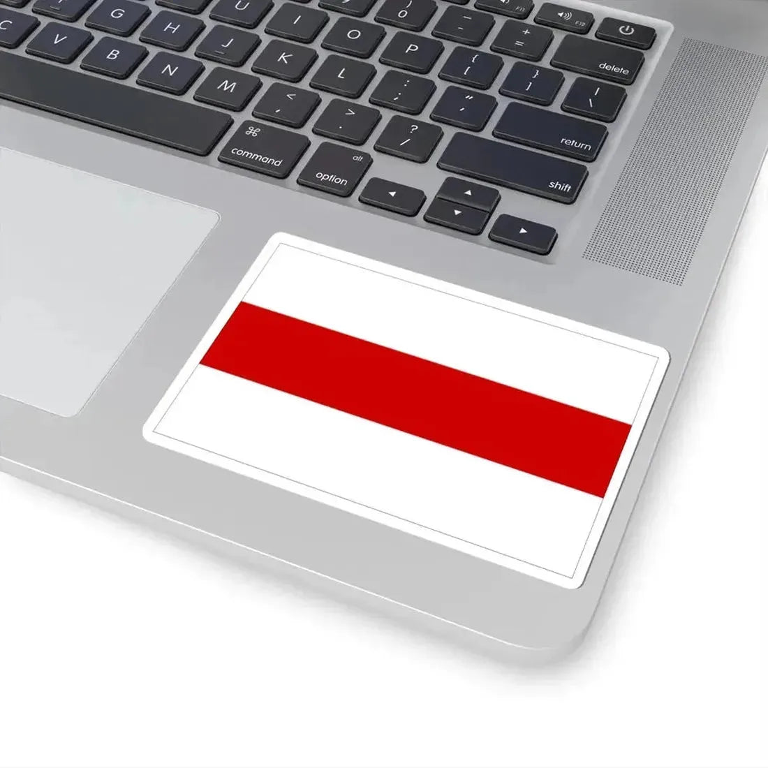 Flag of Belarus 1918 1991-1995 with border (Belarus) STICKER Vinyl Kiss-Cut Decal - The Sticker Space