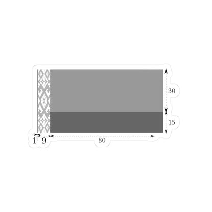 Flag of Belarus 2012 Construction (Belarus) STICKER Vinyl Kiss-Cut Decal 3 Inch White - The Sticker Space