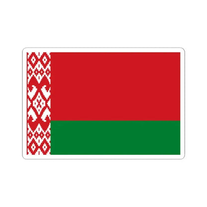 Flag of Belarus 3-2 (Belarus) STICKER Vinyl Kiss-Cut Decal 2 Inch White - The Sticker Space