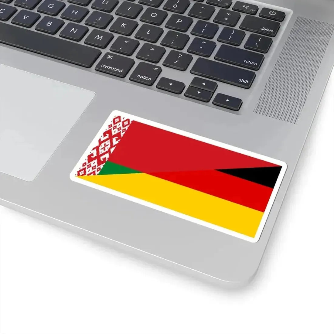 Flag of Belarus and Germany (Belarus) STICKER Vinyl Kiss-Cut Decal - The Sticker Space